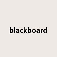 blackboard是什么意思