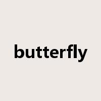 butterfly是什么意思