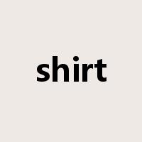 shirt是什么意思