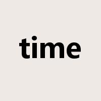 time是什么意思