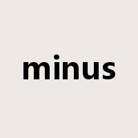 minus是什么意思