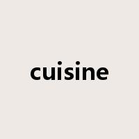 cuisine