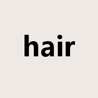 hair是什么意思