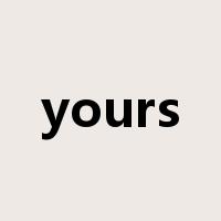 yours是什么意思