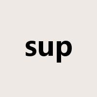 sup是什么意思