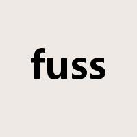fuss是什么意思
