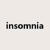 insomnia是什么意思