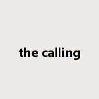 the calling是什么意思