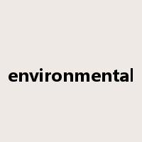 environmental是什么意思