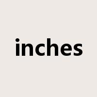 inches是什么意思