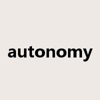 autonomy是什么意思