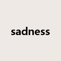 sadness是什么意思