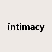 intimacy