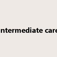 intermediate care是什么意思