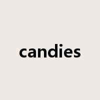 candies是什么意思