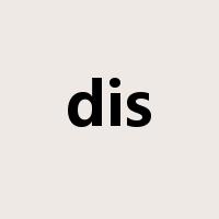 dis是什么意思