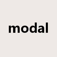 modal是什么意思