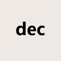 dec是什么意思