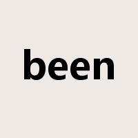 been是什么意思