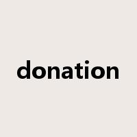 donation是什么意思