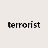 terrorist是什么意思