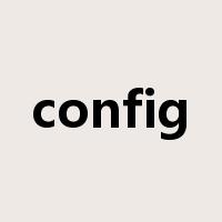 config是什么意思
