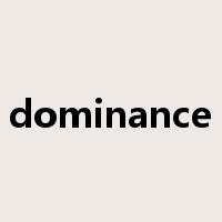 dominance是什么意思