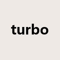 turbo是什么意思