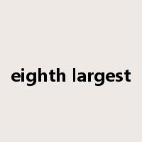 eighth largest是什么意思
