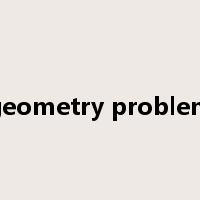 geometry problem是什么意思