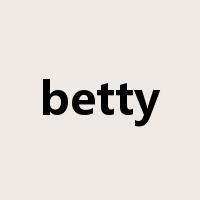 betty是什么意思