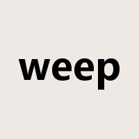 weep是什么意思
