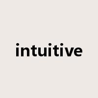 intuitive是什么意思