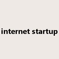 internet startup是什么意思