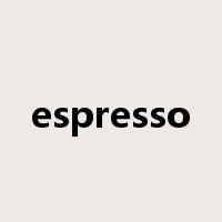 espresso是什么意思