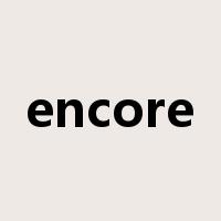 encore是什么意思