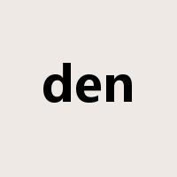 den是什么意思