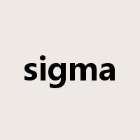 sigma是什么意思