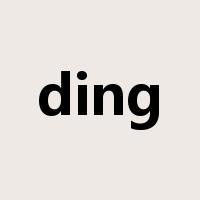 ding是什么意思