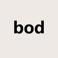 bod是什么意思