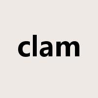 clam是什么意思