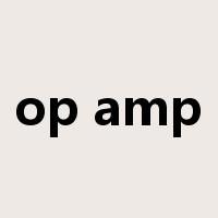 op amp是什么意思