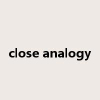 close analogy是什么意思