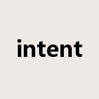 intent是什么意思