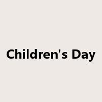 Children's Day是什么意思