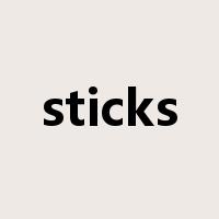 sticks是什么意思