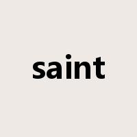 saint是什么意思
