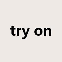 try on是什么意思