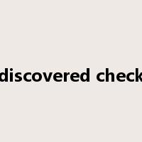 discovered check是什么意思