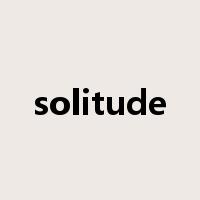 solitude是什么意思